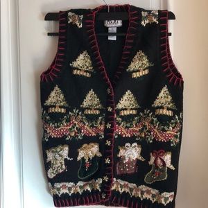Christmas ugly vest, chaleco navideño